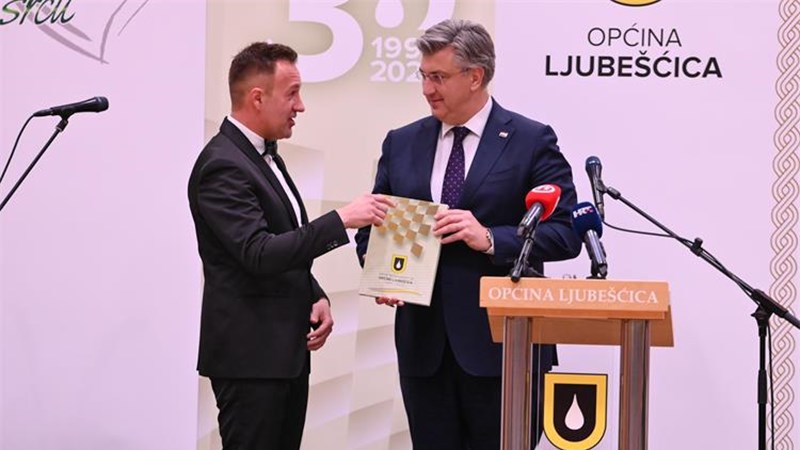 Plenković u Ljubešćici: Ostvarili ste velika postignuća, a svaki put kada dođem imate nove inicijative